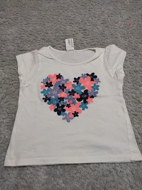 Tričko so srdcom 3-4r, c&a,104
