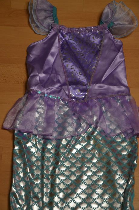 Kostým šaty malá morská panna víla ariel + doplnky, 