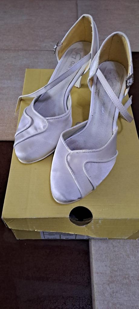 Biele (svadobné) lodičky, veľ. 35, 35