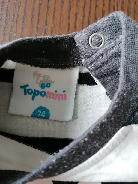 Tričko si zipsom, topomini,74