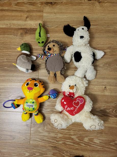 Plyšové hračky 6 kusov, 