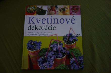 Nepouzita kniha kvetinove dekoracie,