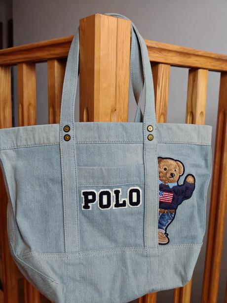 Ralph lauren bear originál jeans bag, ralph lauren