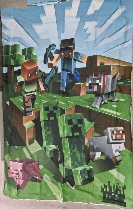 Obliečky minecraft, šírka (cm): 130,dĺžka (cm): 190