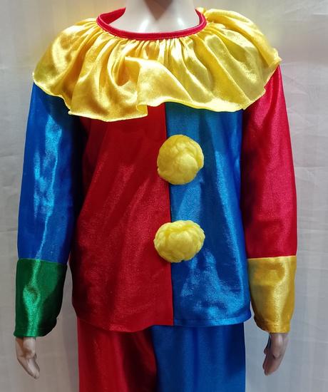 Trojdielny kostým šašo, fries, 116 cm,