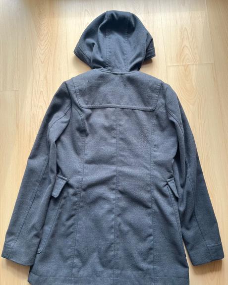 Tmavosivý kabát h&m, h&m,38