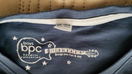 2x tričko krátky rukáv velk. 128/134, bonprix,128