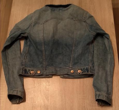 Riflová bunda, h&m,s