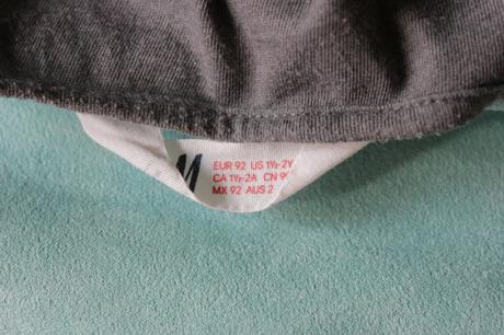 Štýlové tričulo, h&m,86