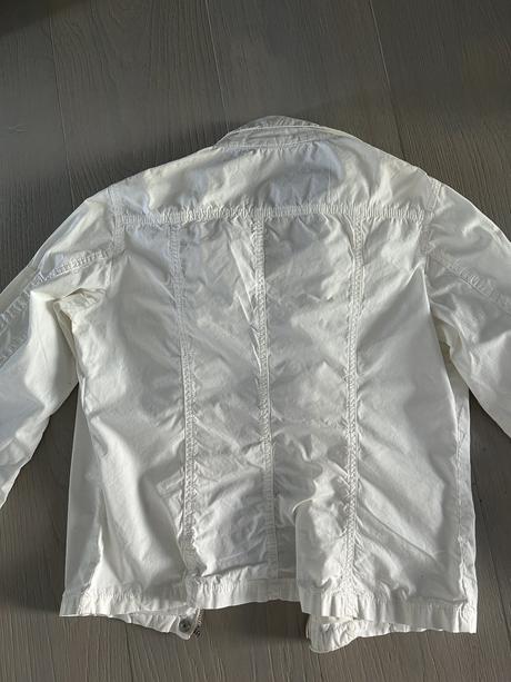 Biela plátená bunda, 40