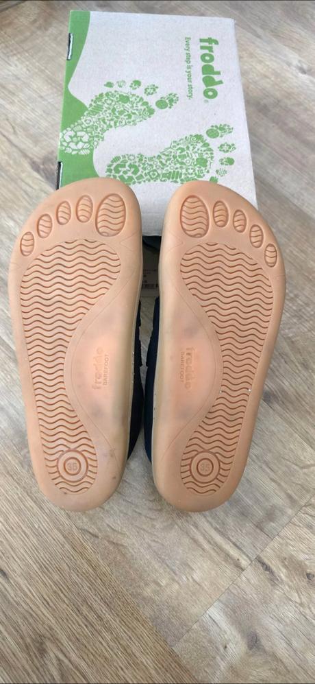 Barefoot plátenky froddo dark blue, froddo,35