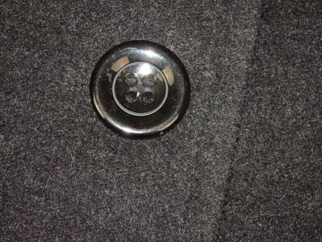 Luxusný vlnený kabát, l