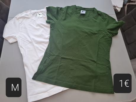 Tričká nove m alebo min nosené, m