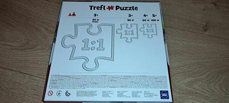 Puzzle 4 v 1 - sofia prvá -  ako nové, 
