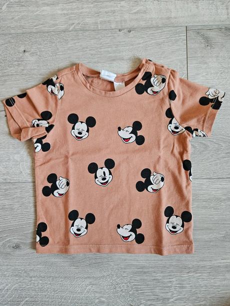 H&m tričko disney s mickey mouse 68, h&m,68
