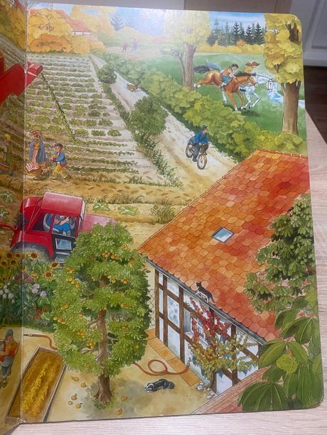 Veľká obrázková kniha na gazdovstve pozorovacia,