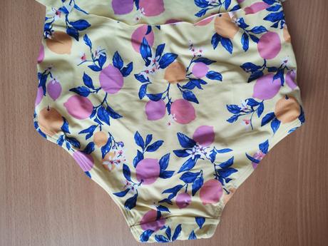 Svetložlté plavky s citrusmi v. 134/140, lindex,134