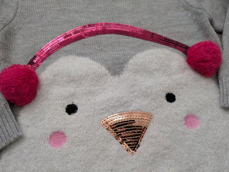 Teplý dievčenský sveter, f&f,104