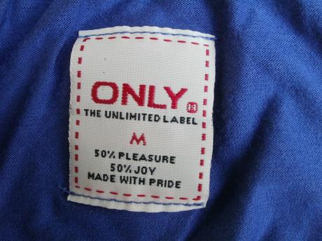 Fialové tričko, only,m