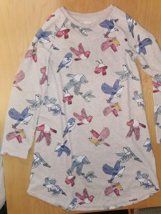 Mikiny + bluzka +saty, 122–134