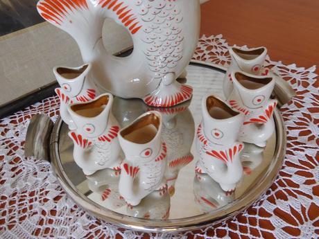 Ryba + 6x rybky menšie + mištička na cukríky 6 x, 