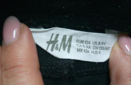 Dievčenské legíny, h&m,134
