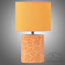 Oranžová stolová lampa bahia rabalux,