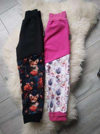 Softshelove nohavice, 128