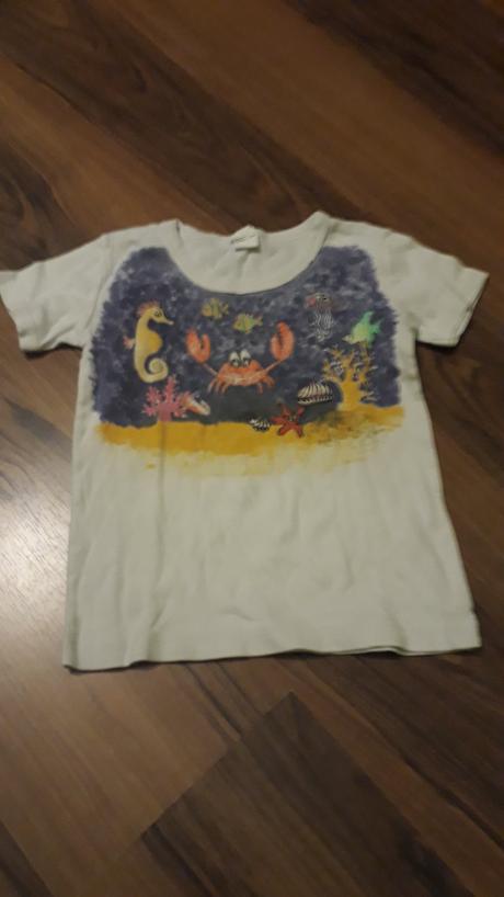 Ručne maľované tričko 110/116, slovenka,110