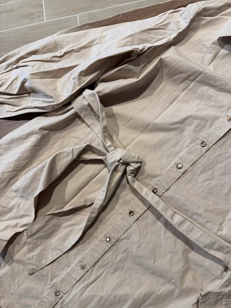 Mohito krásna svetlohnedá košeľa s opaskom, mohito,l