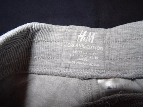 Sivé tepláky, h&m,92