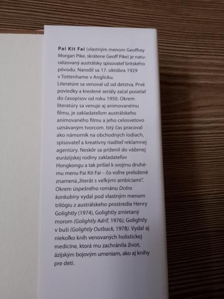 Pai kit fai - dcéra konkubíny,