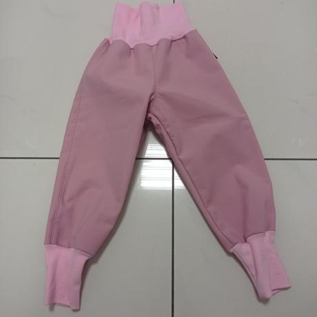 Zateplene softshell nohavice, 80