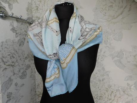 Laura biagiotti luxusna hodvabna šatka, l