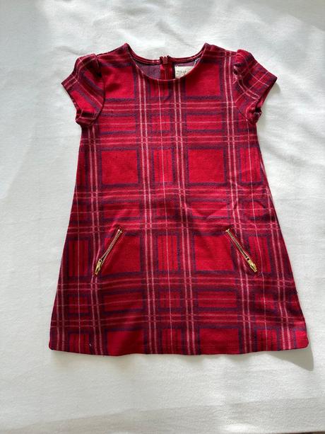 Kárované vianočné šaty lindex, lindex,104