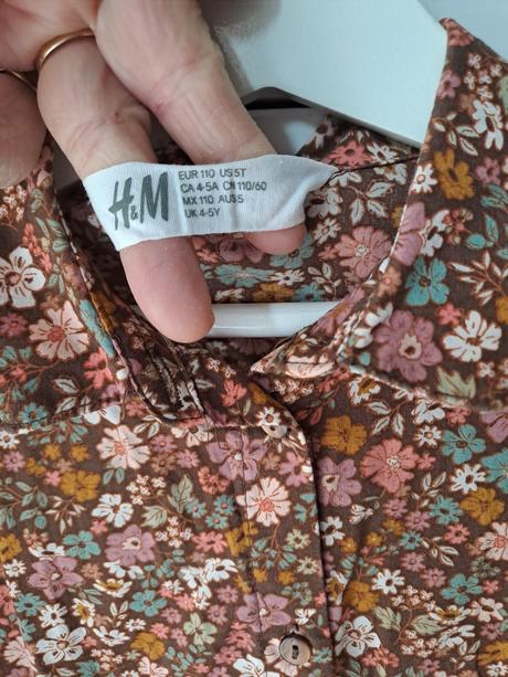 Košeľové šaty h&m, h&m,110