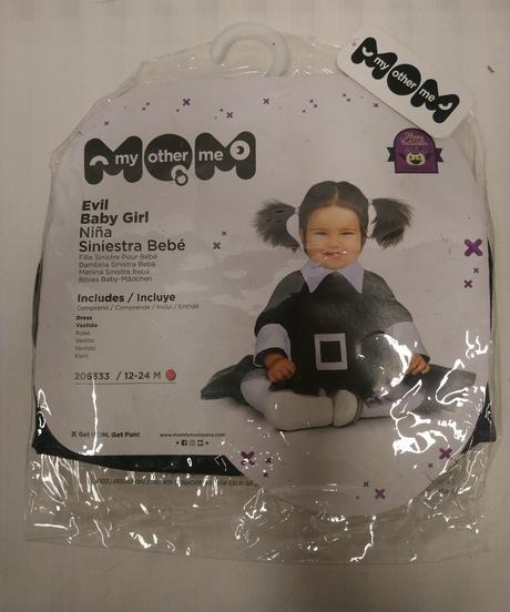 Kostým evil baby girl, mom, 1-2r, 86-92 cm,