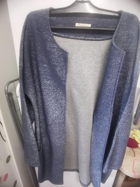 Elegantné dlhé sako, m