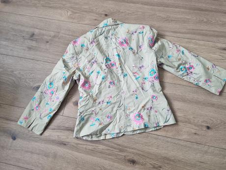 Okerové vyšívané sako heine 36, 36