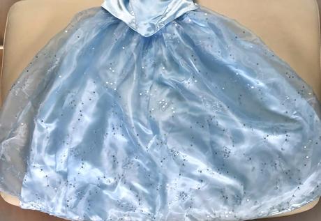 Novy 122/128 kostym popoluška, cinderella,7-8 r., 
