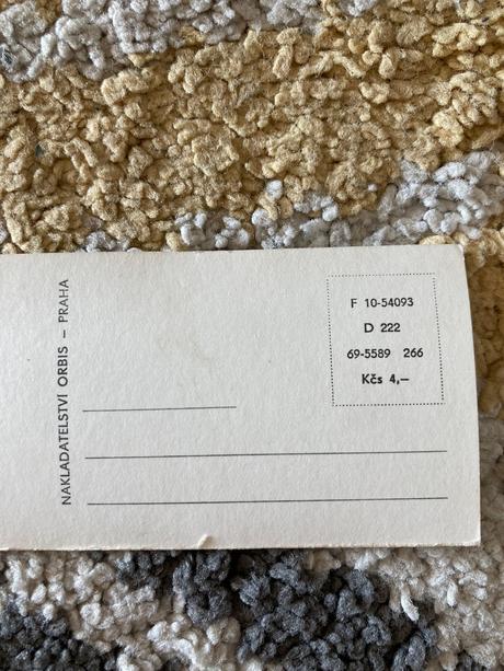 Pohľadnica orbis 1966 a diapozitív,