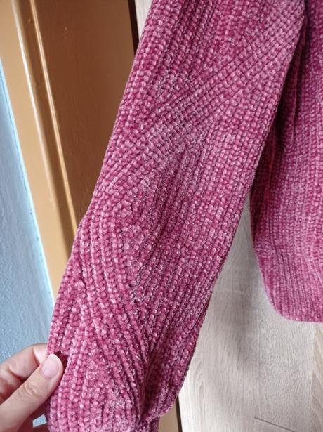 Ružový pulóver h&m, h&m,xs