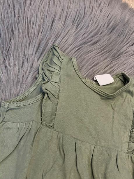 Dievčenské šaty s volánmi h&m (74), h&m,74