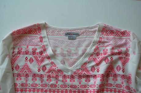 Biela boho blúzka s ľudovou výšivkou, 4xl