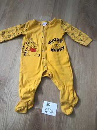 Macko pu pyžamko, disney,80