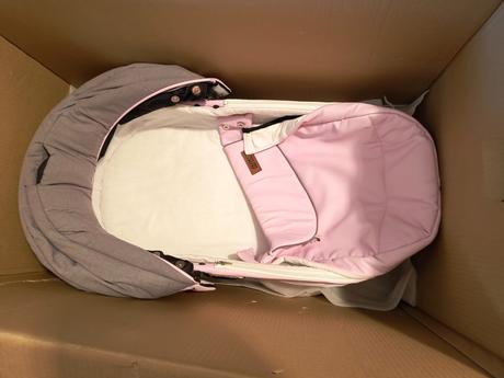 Ružový kočiar riko aicon trojkombinacia s prísluše, riko