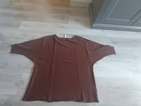 Čokoladovohnedý svetrík, xxxl