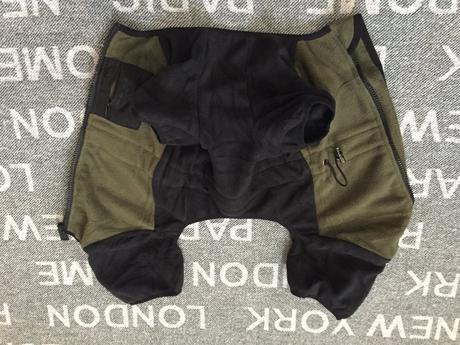 Flisova bunda pre mensieho psa,