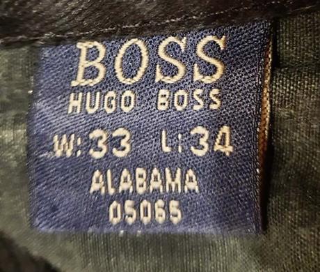 Predám pánske rifle hugo boss veľ.34 (l-xl), hugo boss,34