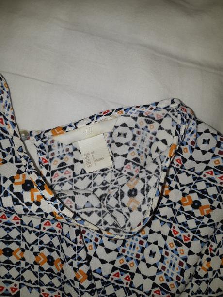 Vzorovaná blúzka, h&m,38